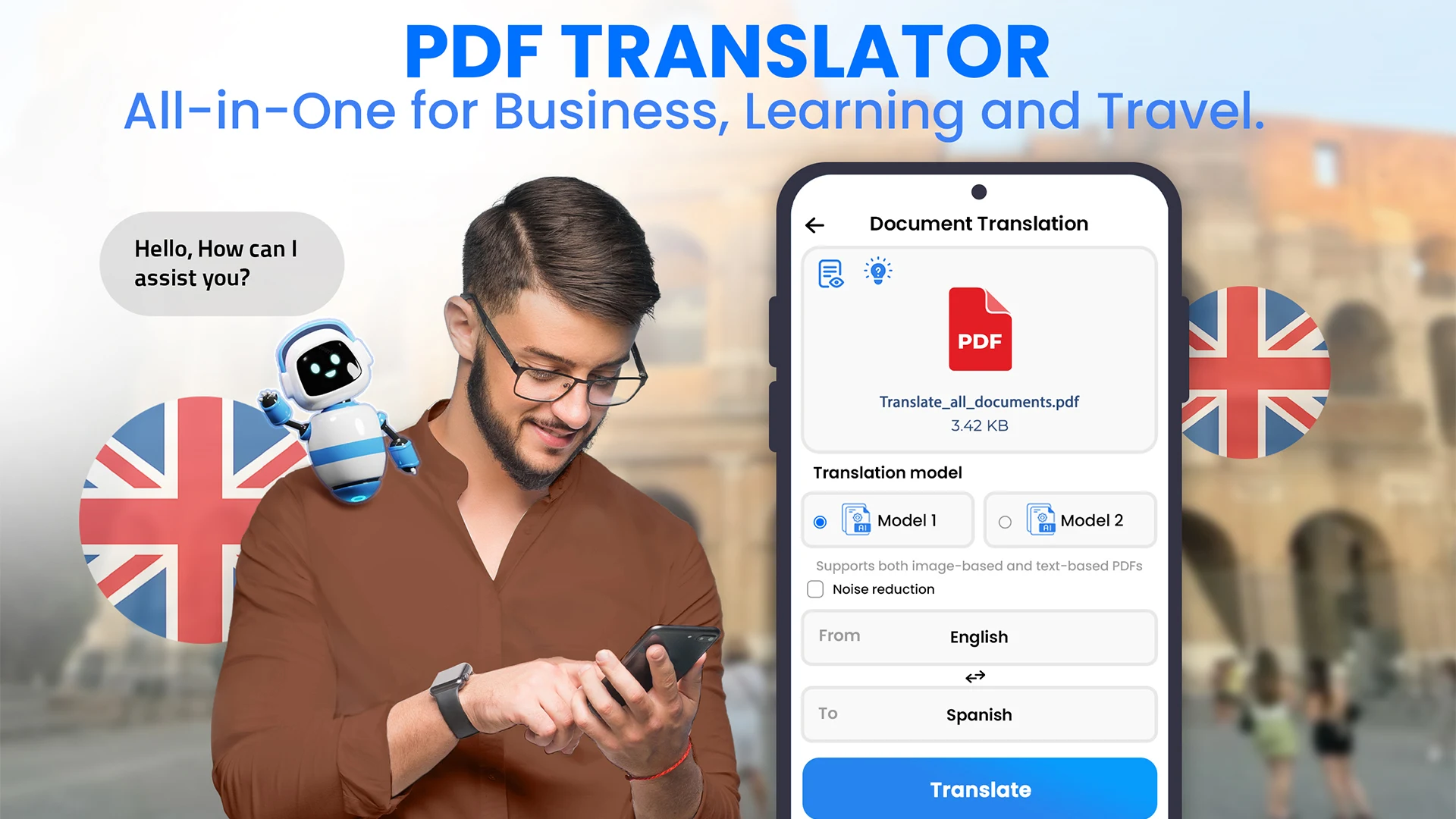 All Translate: Photo, PDF, DOC screenshot